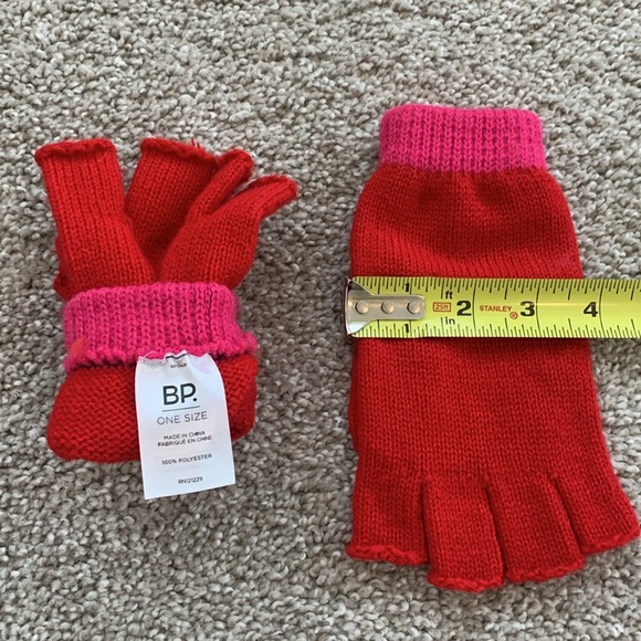 BP/Nordstrom two tone scarf and glove set - Picture 11 of 12